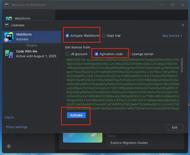 Webstorm破解
